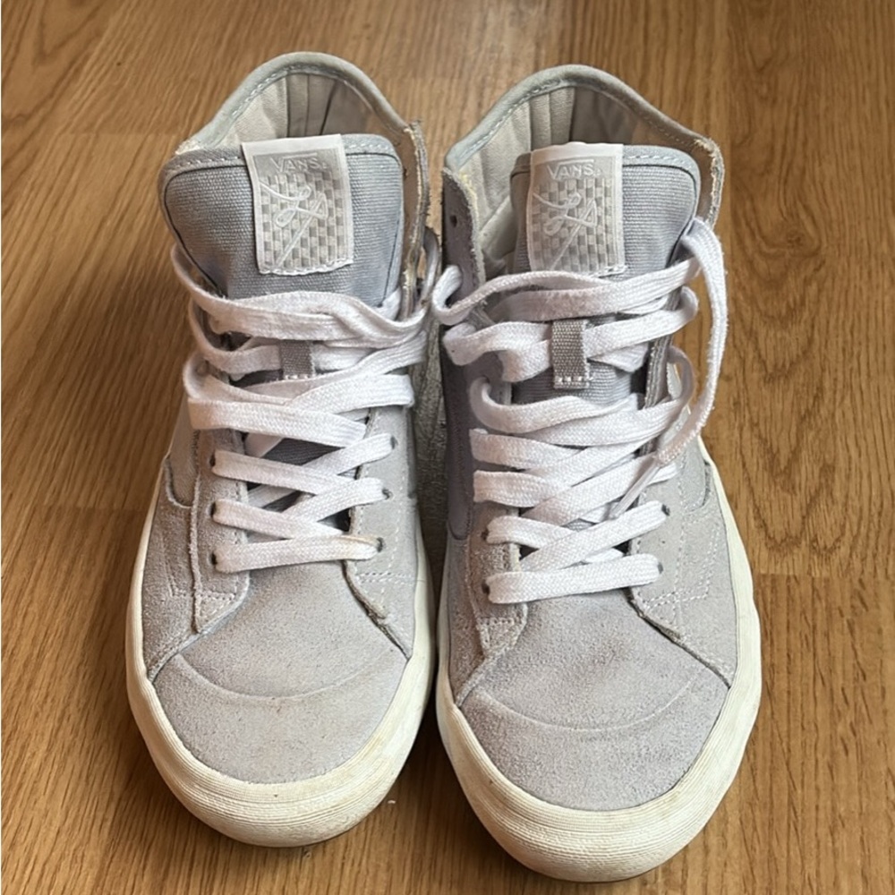 Vans Women's Light Gray High-Top Sneakers